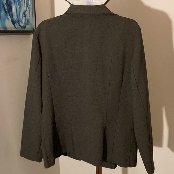 LaBelle | Young Womens /Juniors Vintage Olive Green Mini Skirt Suit - Size 13 - Picture 13 of 15